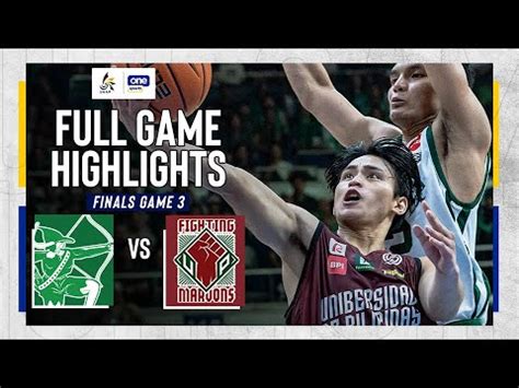 UP vs. DLSU Finals Game 3 highlights .